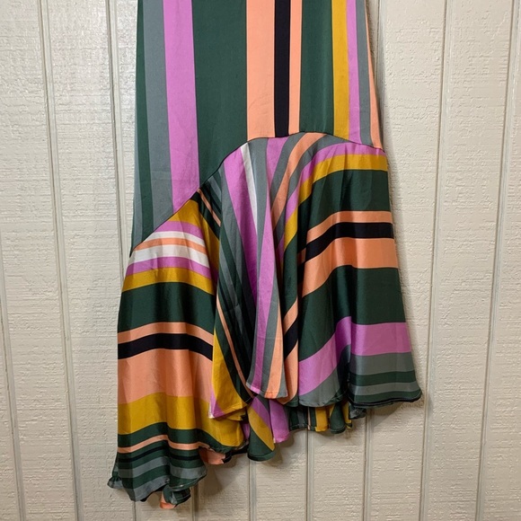 Lost + Wander Pandora asymmetrical ruffle dress, size Medium. - Picture 2 of 7